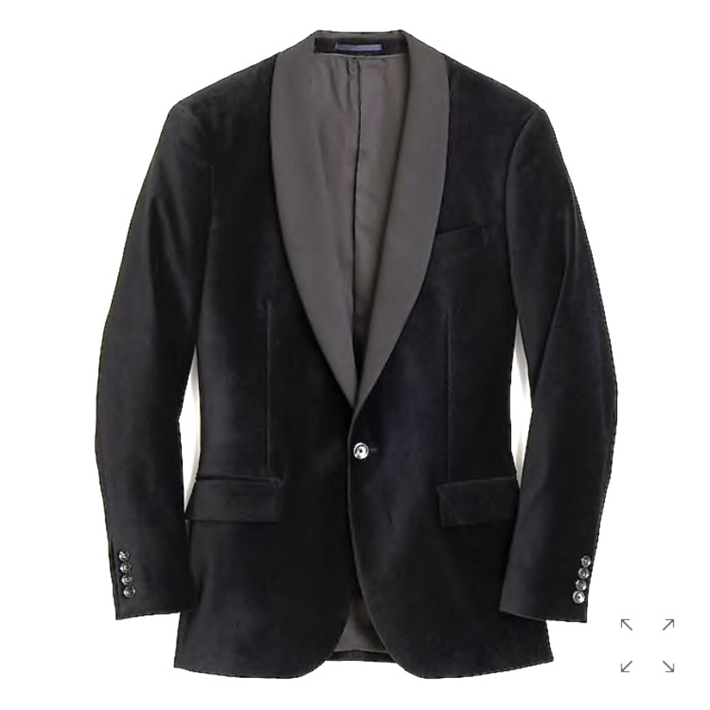 J. Crew Men’s Velvet Tuxedo Blazer NWT 42R